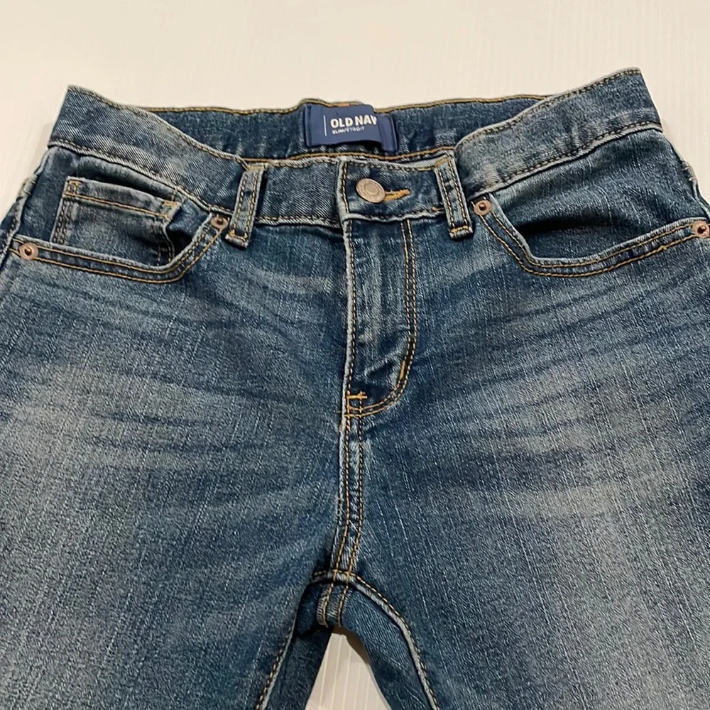 Old Navy slim blue jeans. Girls size 12
